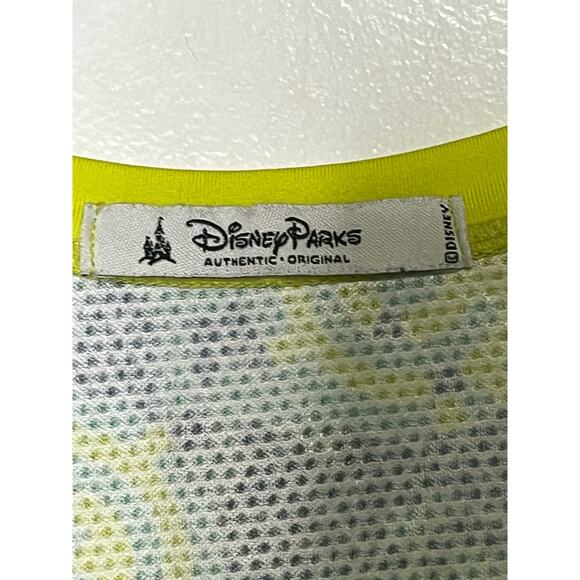 Disney Parks Women's Mickey Mosaic Icon Short Sleeve Performance Tee Yellow - Picture 5 of 6